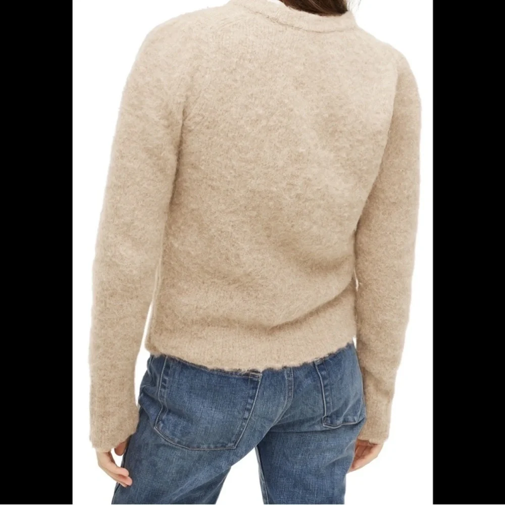 J Crew Puff Sleeve Alpaca Sweater Size S
